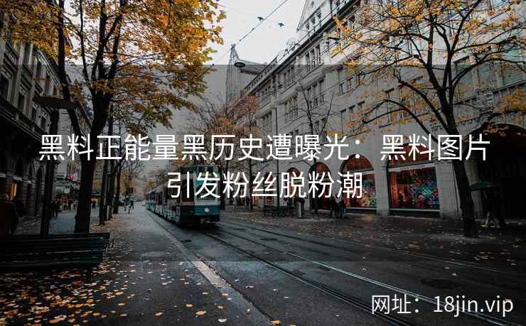 黑料正能量黑历史遭曝光：黑料图片引发粉丝脱粉潮