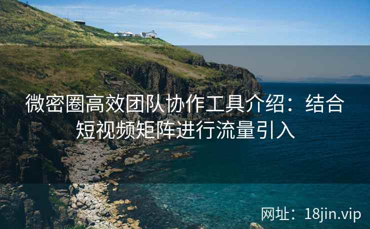 微密圈高效团队协作工具介绍：结合短视频矩阵进行流量引入