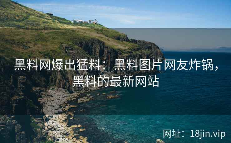 黑料网爆出猛料：黑料图片网友炸锅，黑料的最新网站