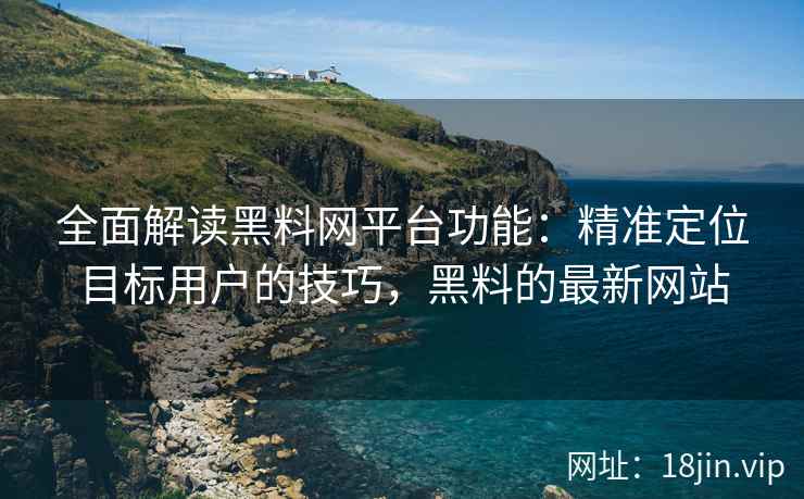 全面解读黑料网平台功能：精准定位目标用户的技巧，黑料的最新网站