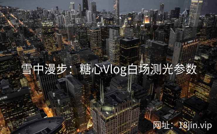 雪中漫步：糖心Vlog白场测光参数